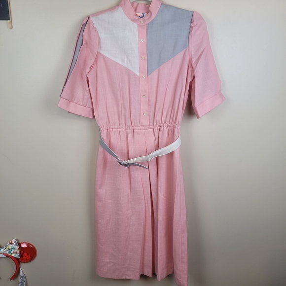 Vintage Kathy J Dress with Belt size 10 - Picture 1 of 8
